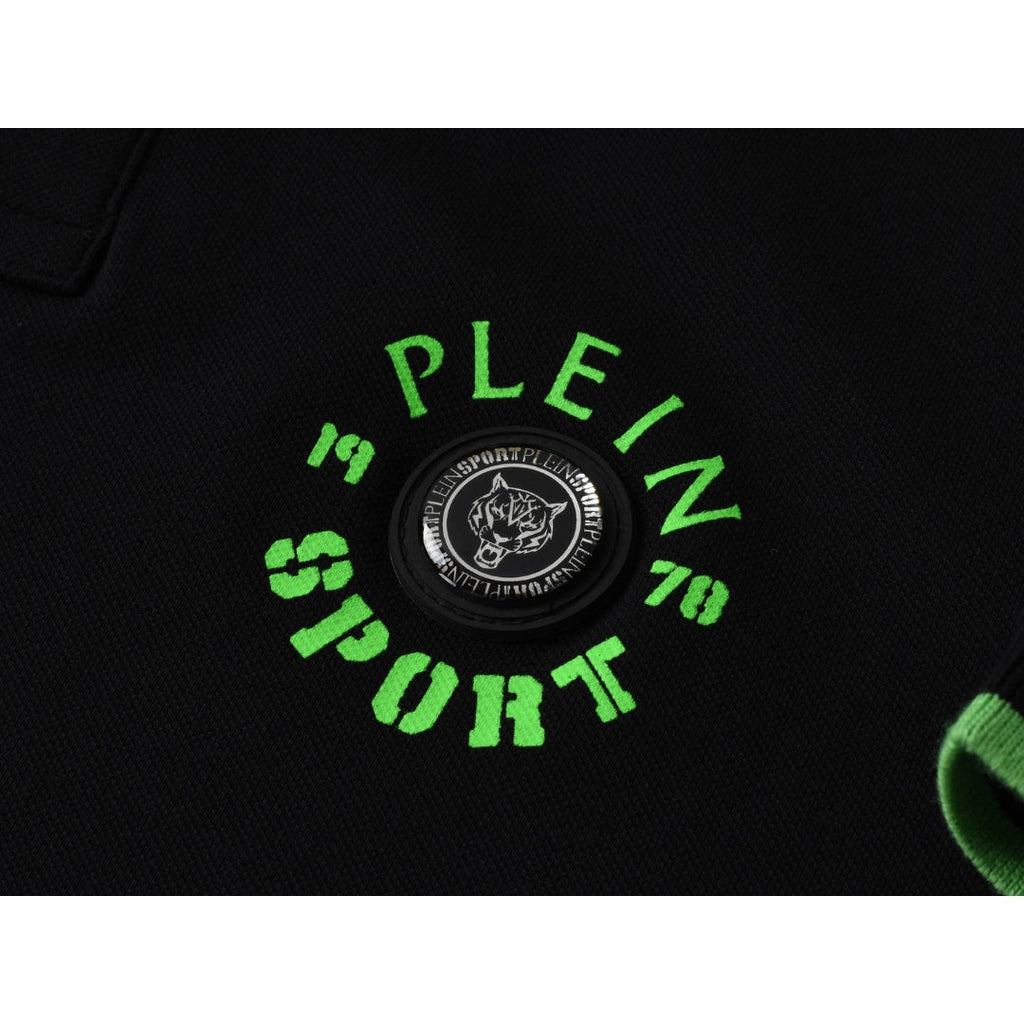PLEIN SPORT PS25MPL02 BLACK Polo Shirt MALE S
