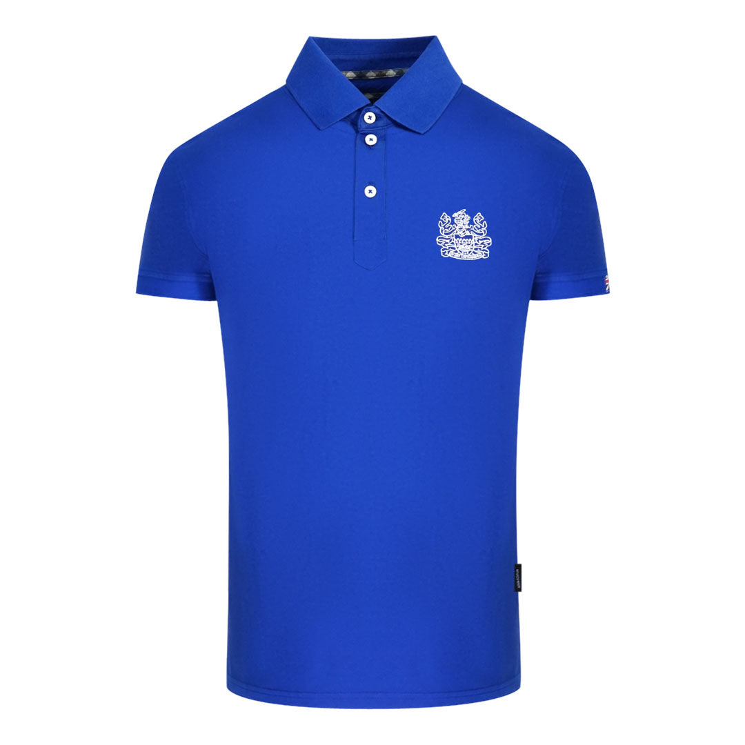 Aquascutum Aldis Blue Polo Shirt QMP050 81