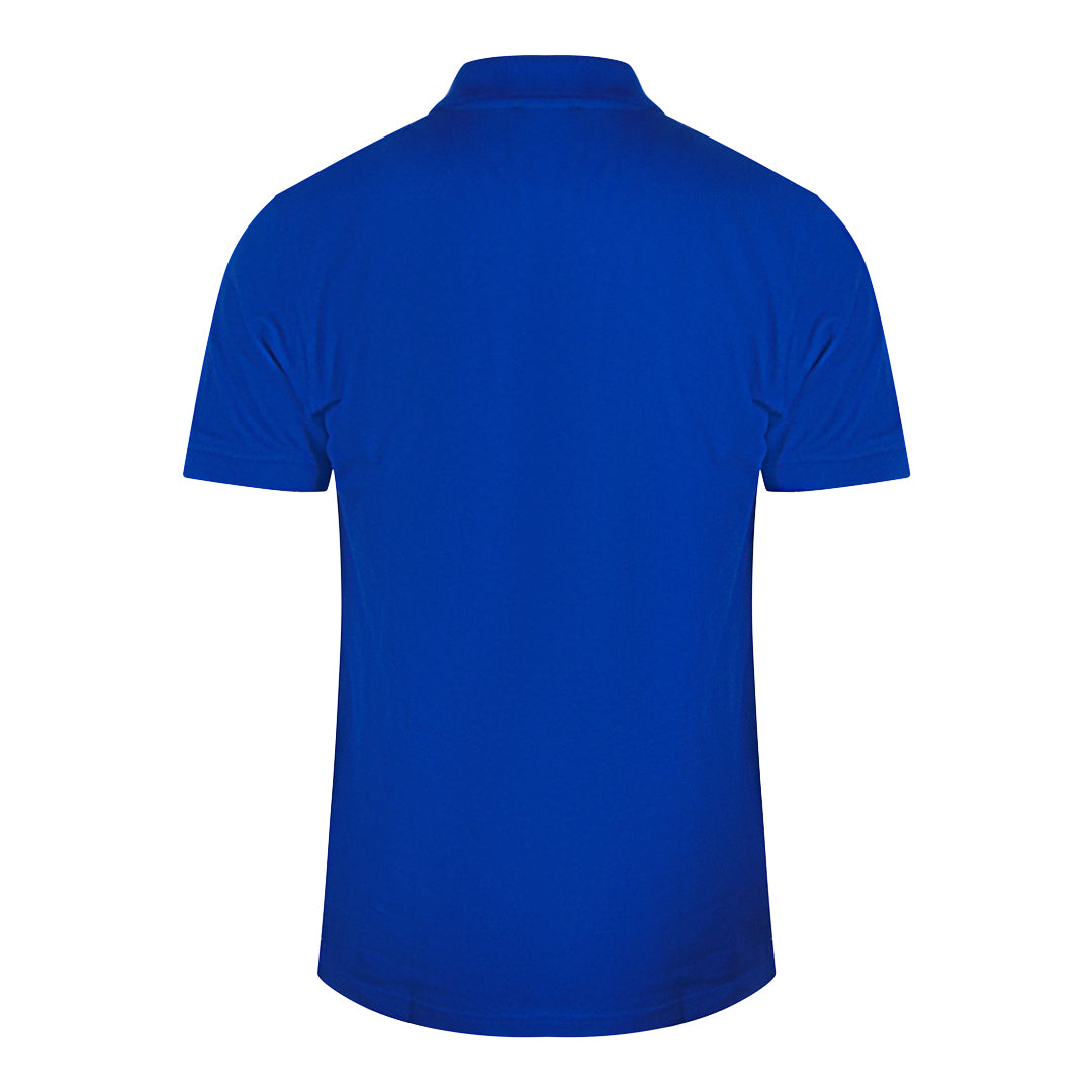 Cavalli Class Bold Logo Blue Polo Shirt QXT64Z KB002 04963