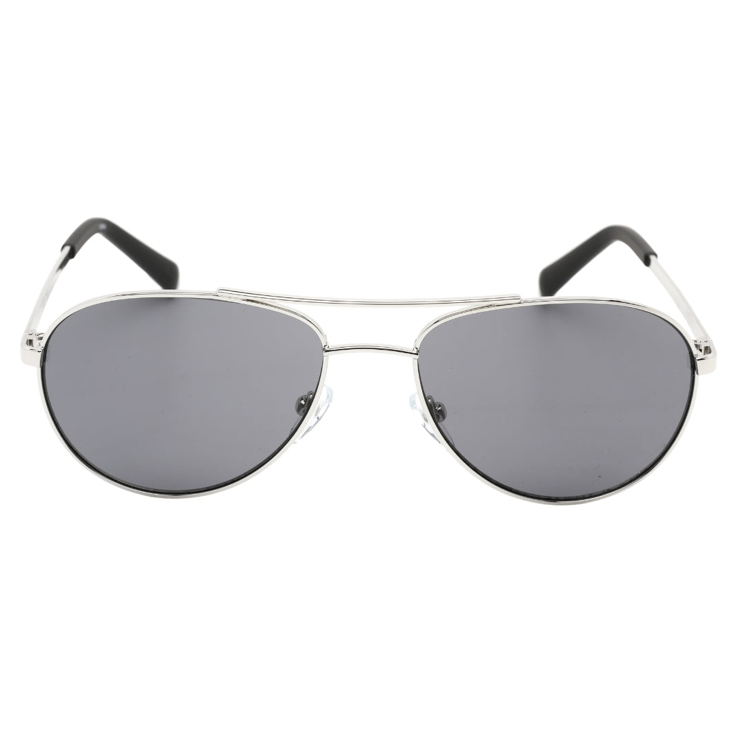 Calvin Klein Black Lens Silver Sunglasses R165S 045