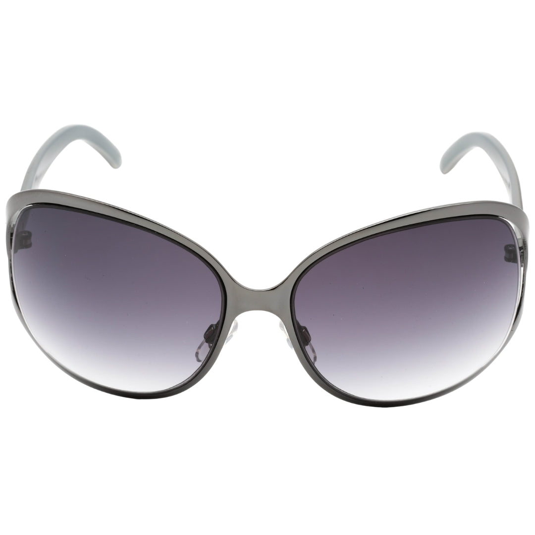 Calvin Klein Grey Oval Lensed Black Sunglasses R334S 001