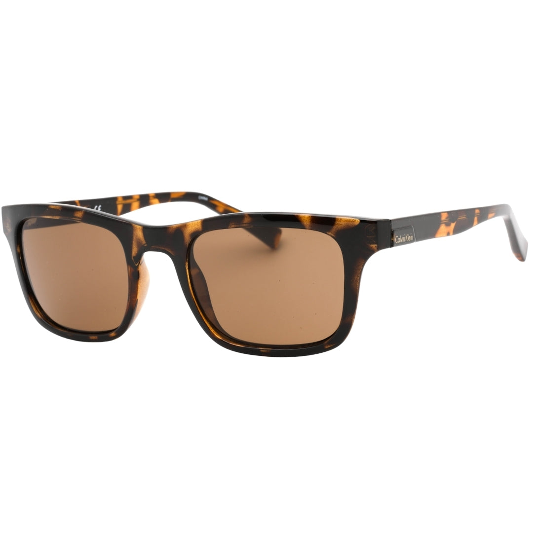 Calvin Klein Brown Lens Tortoise Brown Sunglasses R748S 206