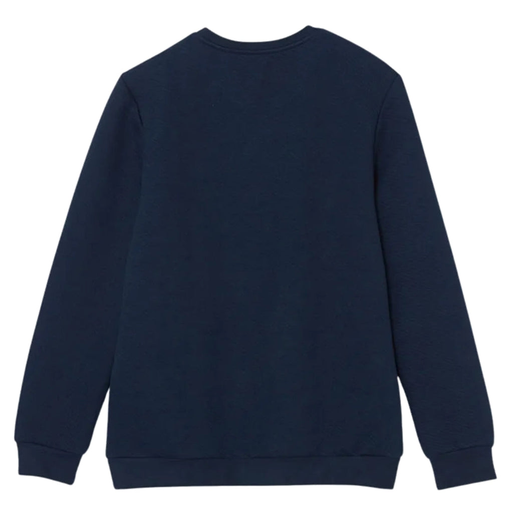 Diesel Monotone Navy Blue Sweatshirt S-GIR-CREWNECK TONE ON TONE FELPA RIAJH 81E