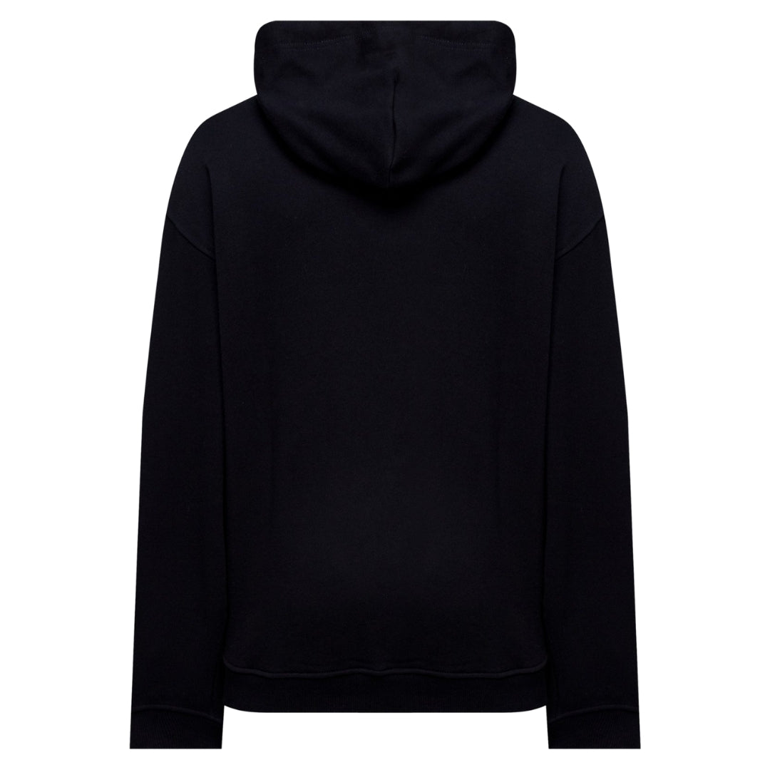 Diesel Double Destroyed Logo Black Hoodie XS