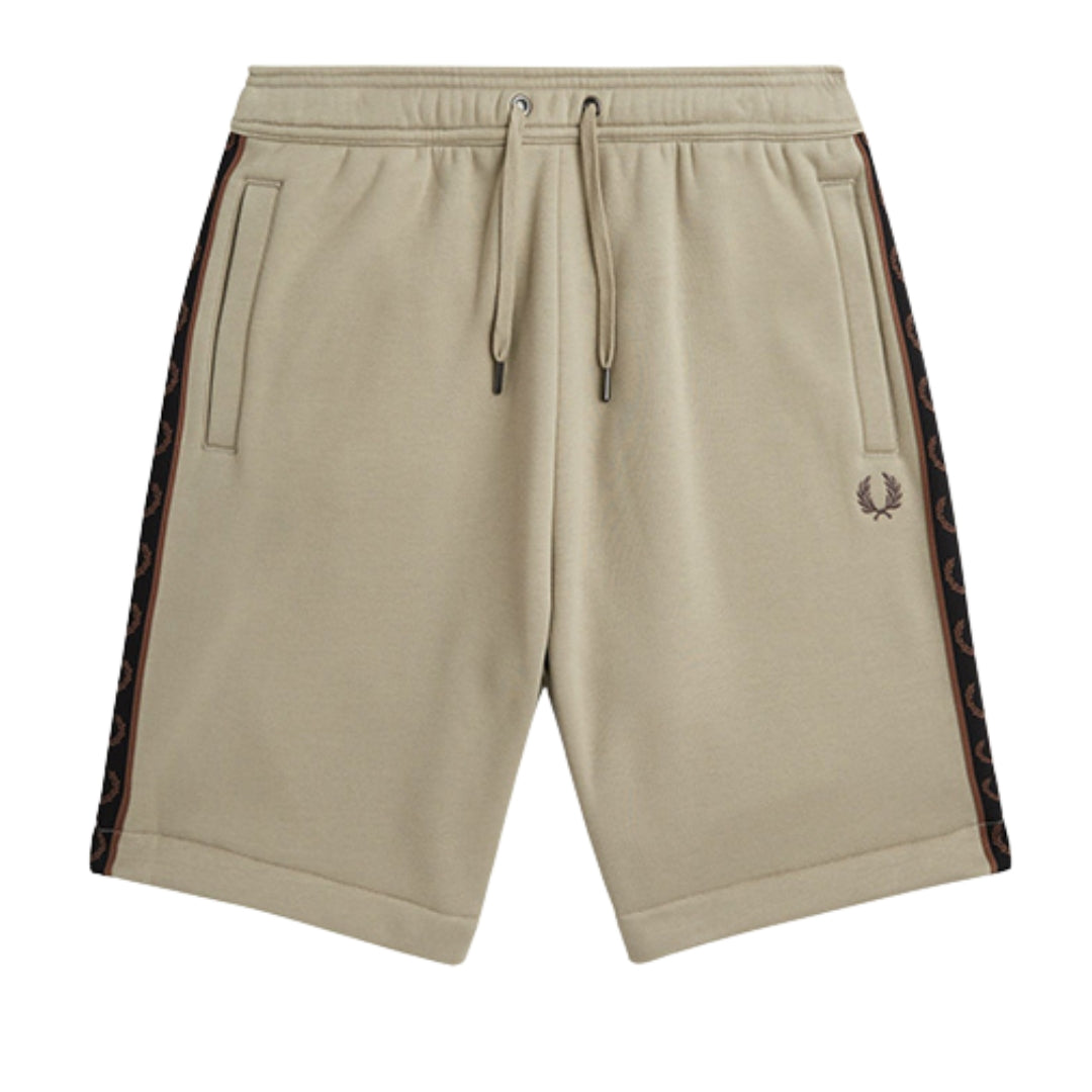 Fred Perry S5507 U84 Warm Grey Sweat Shorts  Mens XS