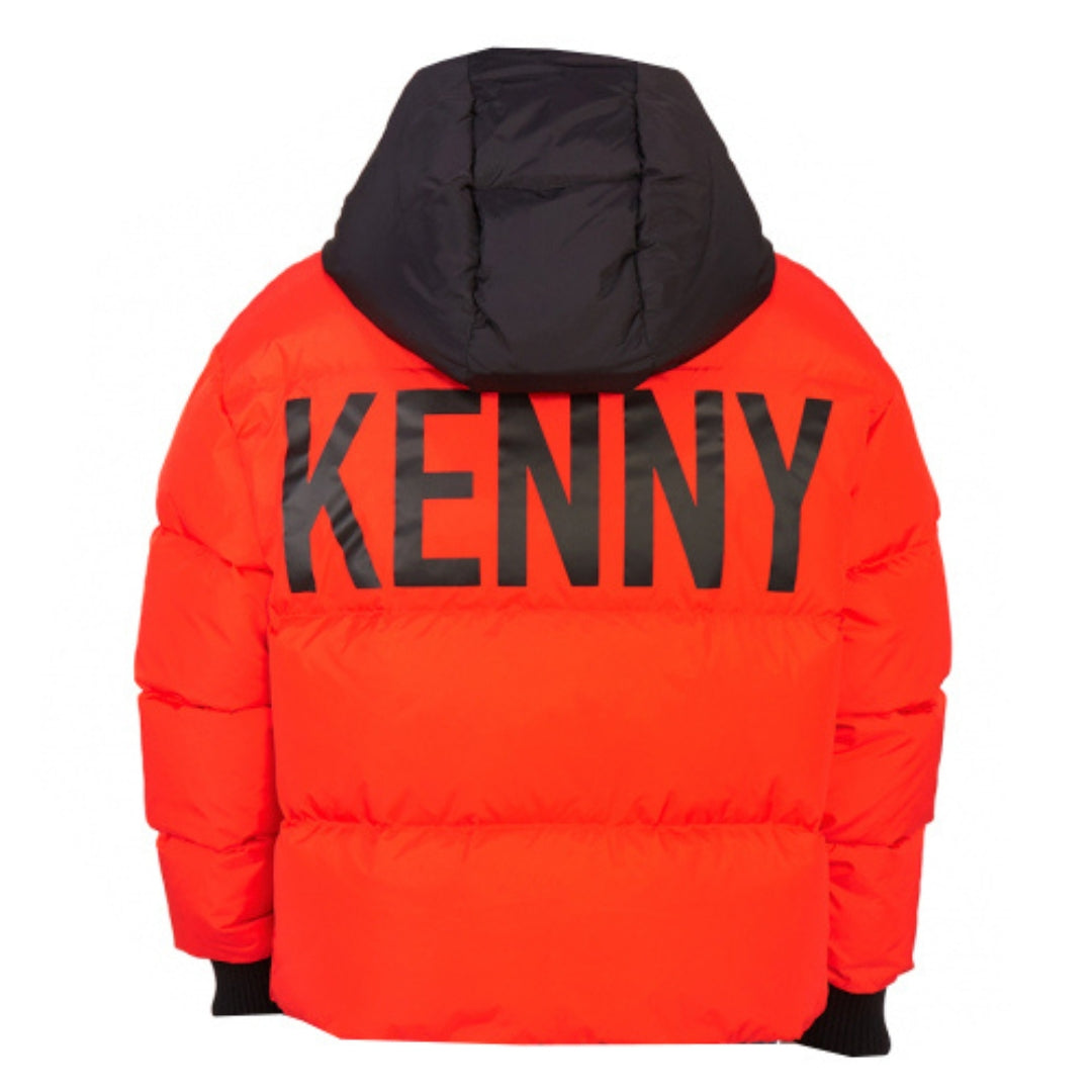 Dsquared2 Kenny Logo Orange Down Jacket M
