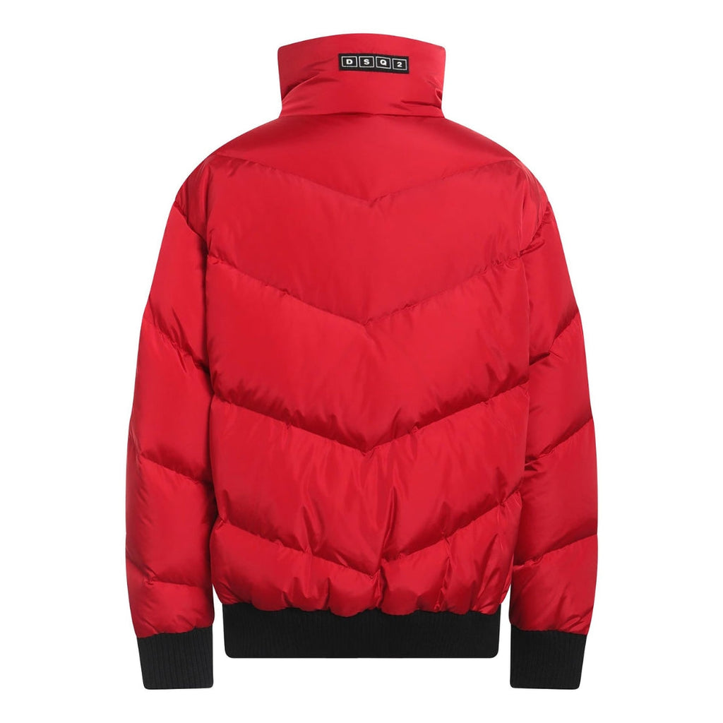 DSQUARED2 S71AN0366 S53817 309 BORDEAUX DOWN JACKET Mens 48