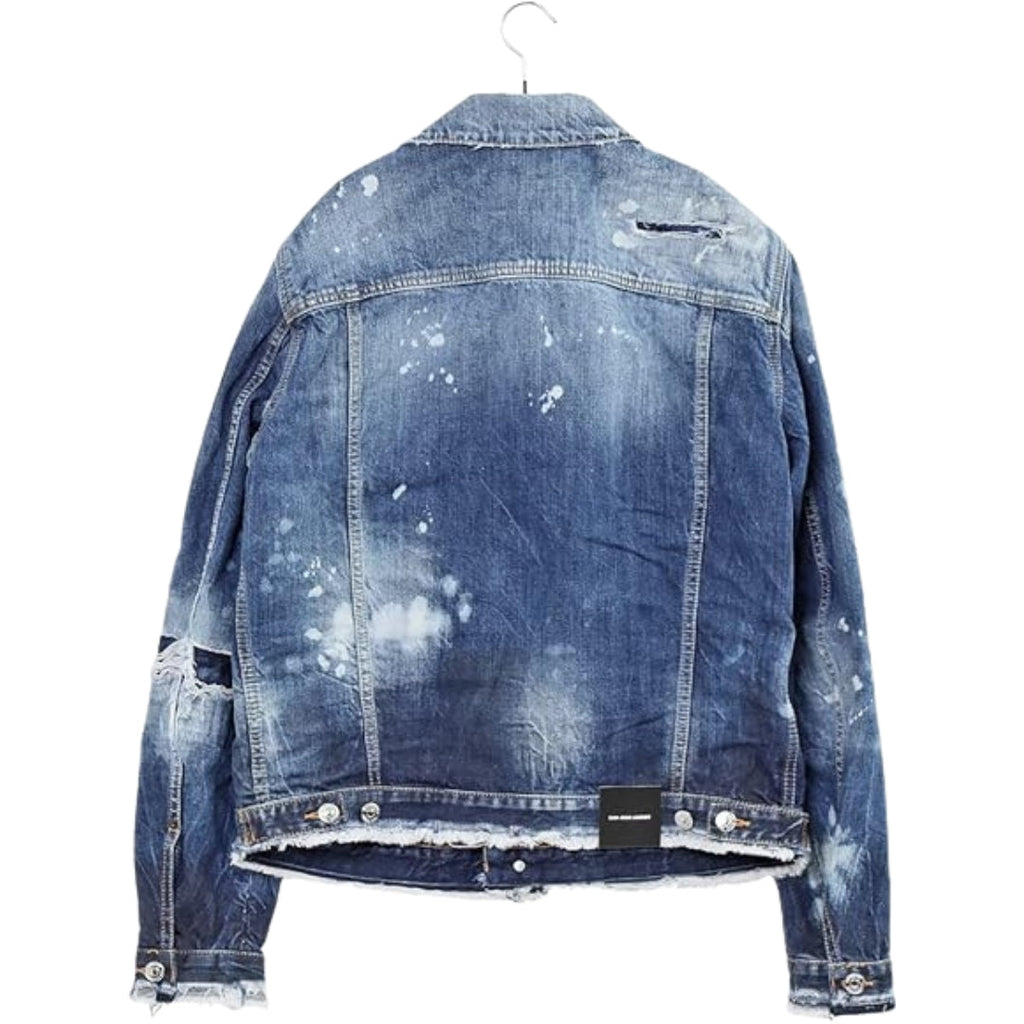 Dsquared2 Dan Jean Navy Blue Denim Jacket M