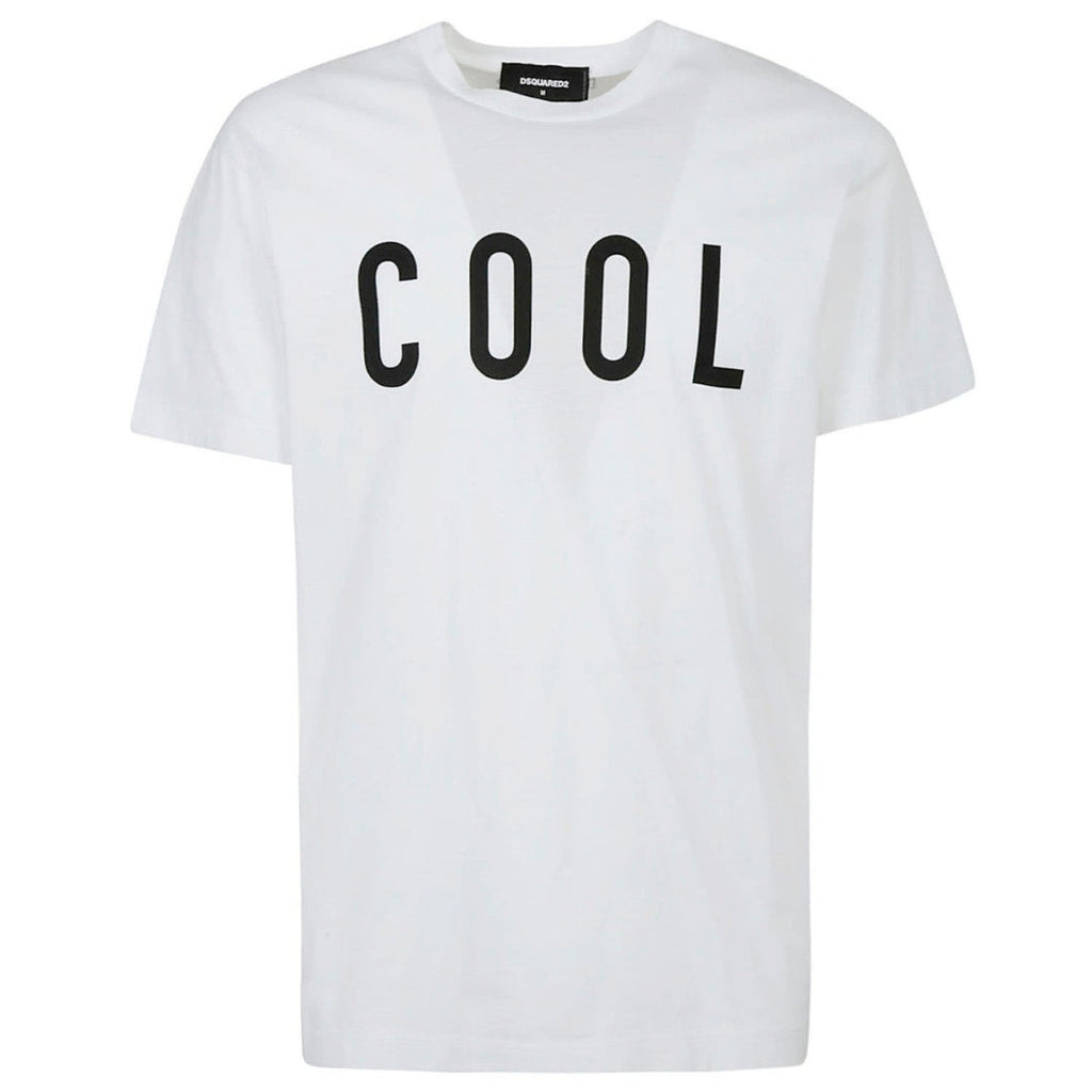 Dsquared2 Cool Print Logo White T-Shirt S
