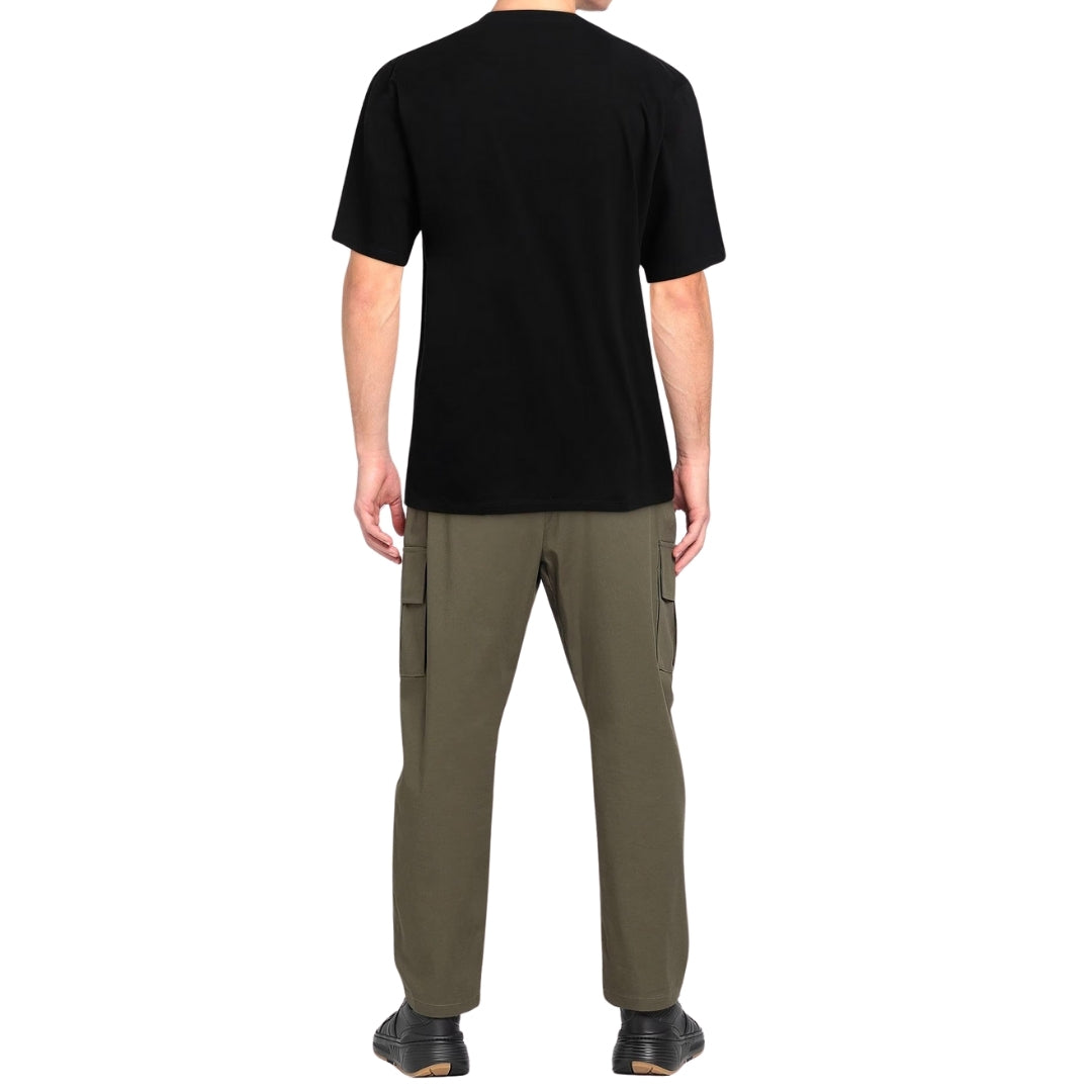 Dsquared2 Double Pipeline Masters Design Skater Fit Black T-Shirt L