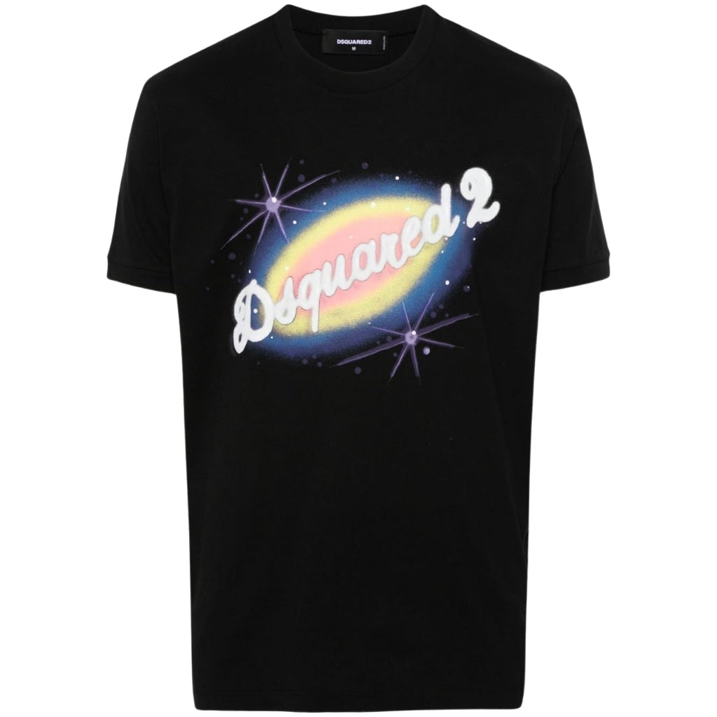 Dsquared2 Galaxy Design Black T-Shirt S