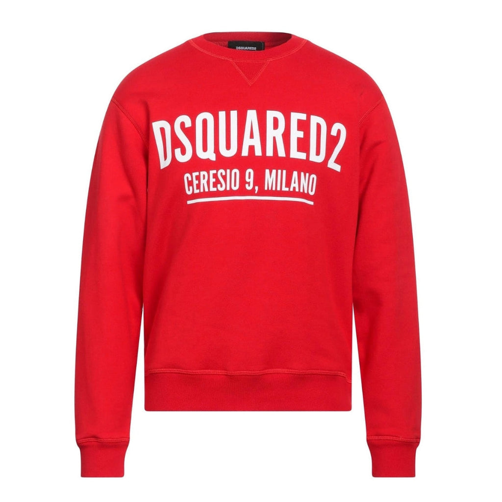Dsquared2 Ceresio Logo Crewneck Red Sweatshirt S71GU0448 316
