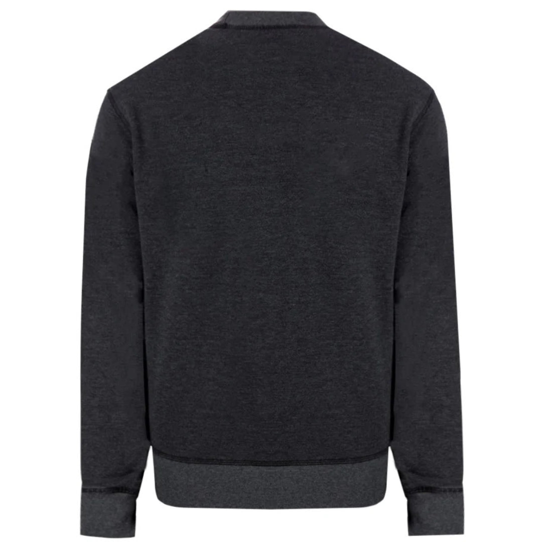 Dsquared2 Pocket Logo Faded Black Sweatshirt S