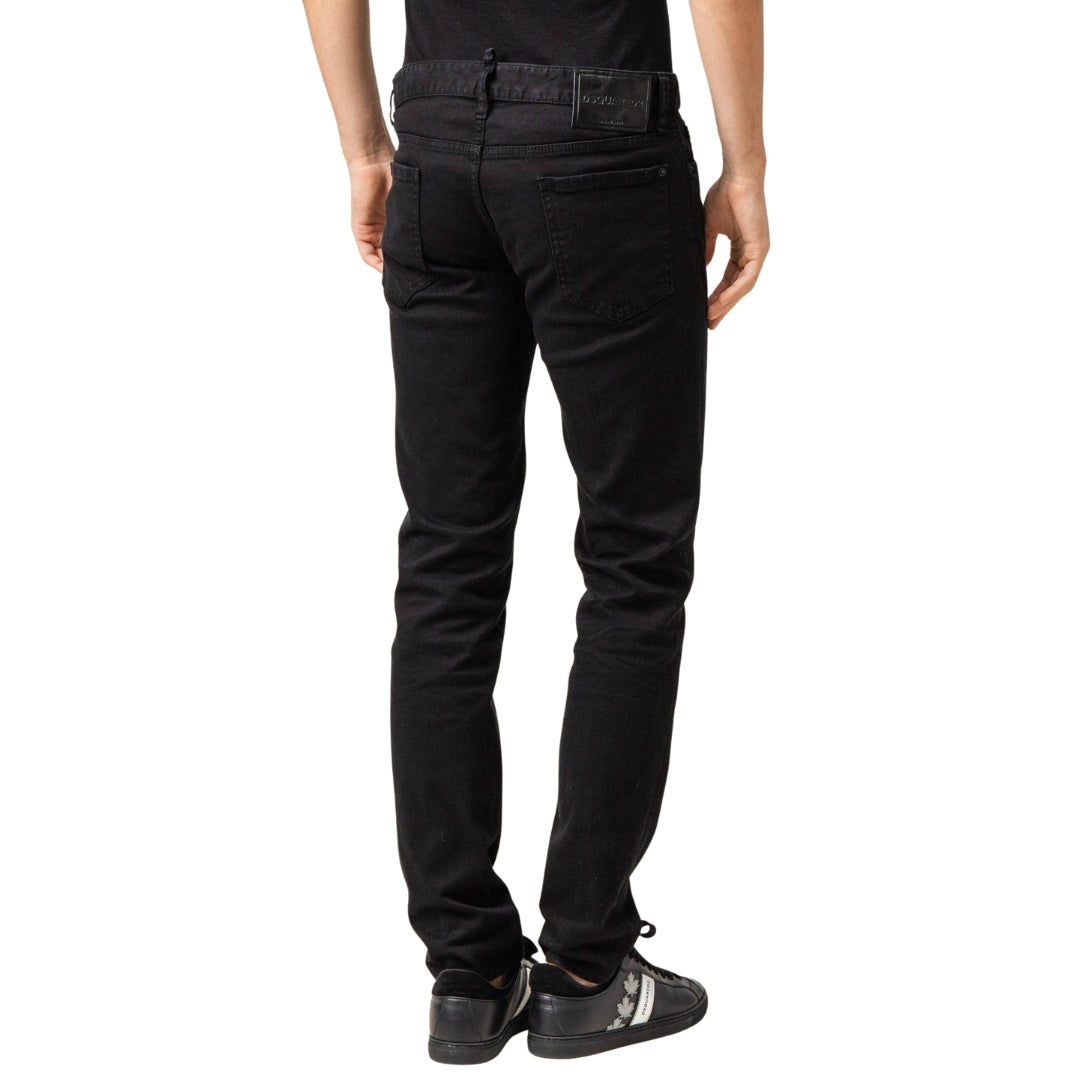 DSQUARED2 S71LB0666 S39781 SLIM JEAN 900 BLACK JEANS Mens 48