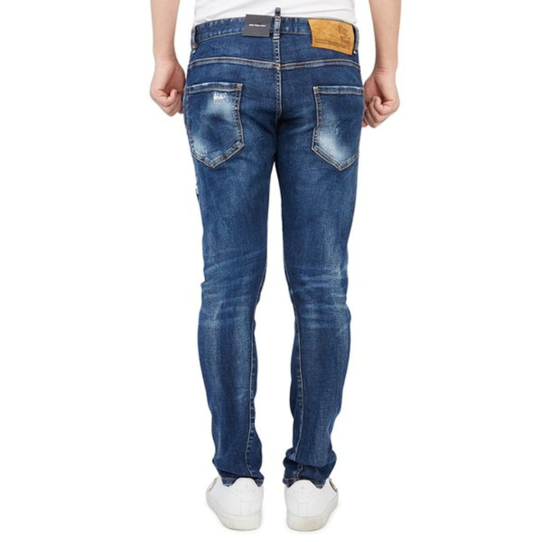 Dsquared2 Sexy Twist Jean Dark Blue Denim Pants W34