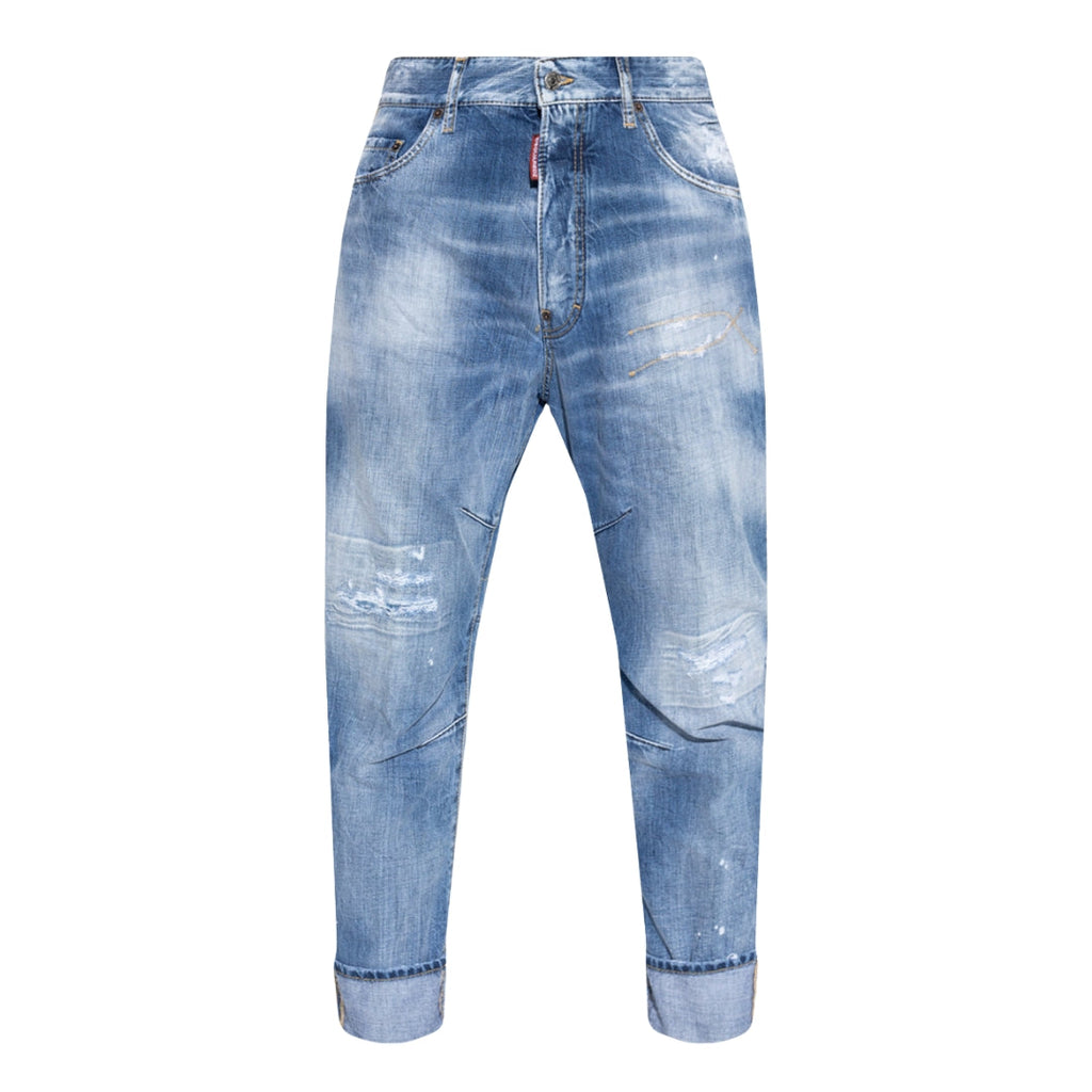 Dsquared2 Tailored Combat Jean Blue Denim Pants W34