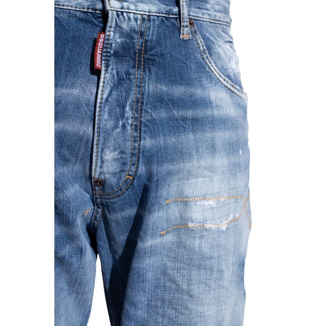 Dsquared2 Tailored Combat Jean Blue Denim Pants W34