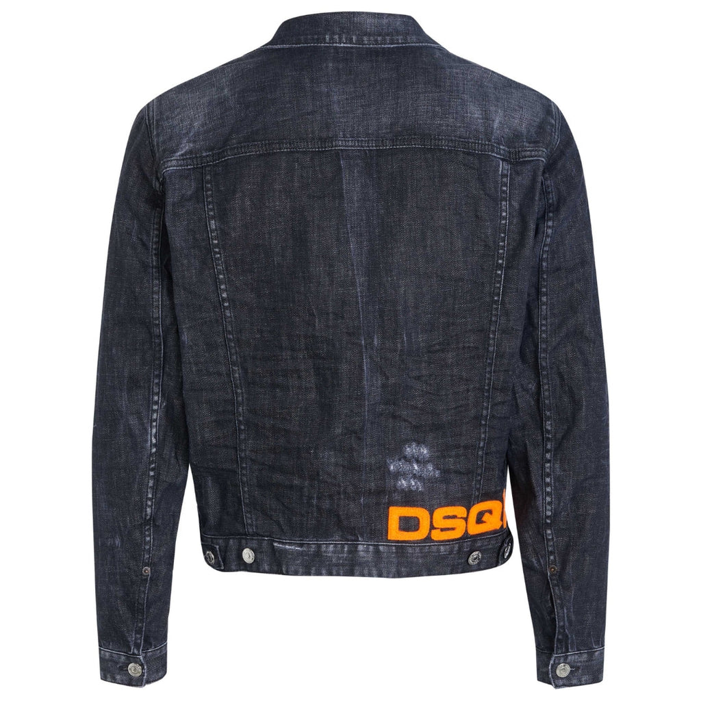 Dsquared2 Dean Jean Jacket Black Denim Jacket XL