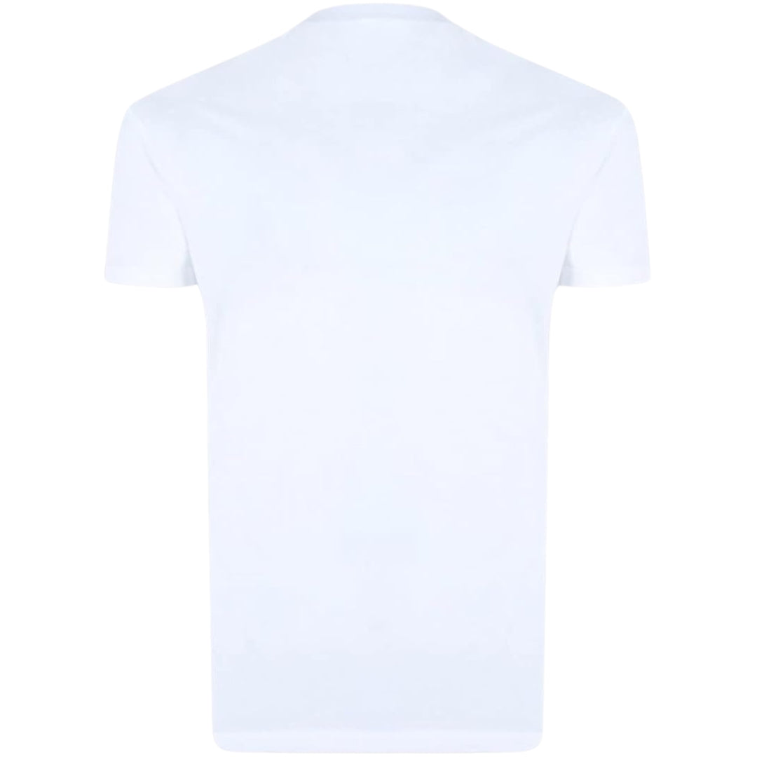 DSQUARED2 S74GD0563 S22427 100 BRIGHT WHITE T-SHIRT Mens M