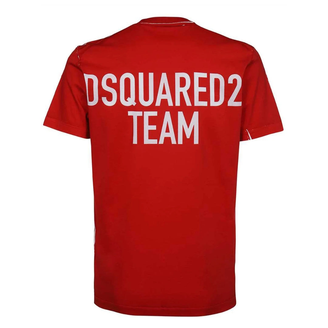 Dsquared2 Cool Fit Team Logo Red T-Shirt XS