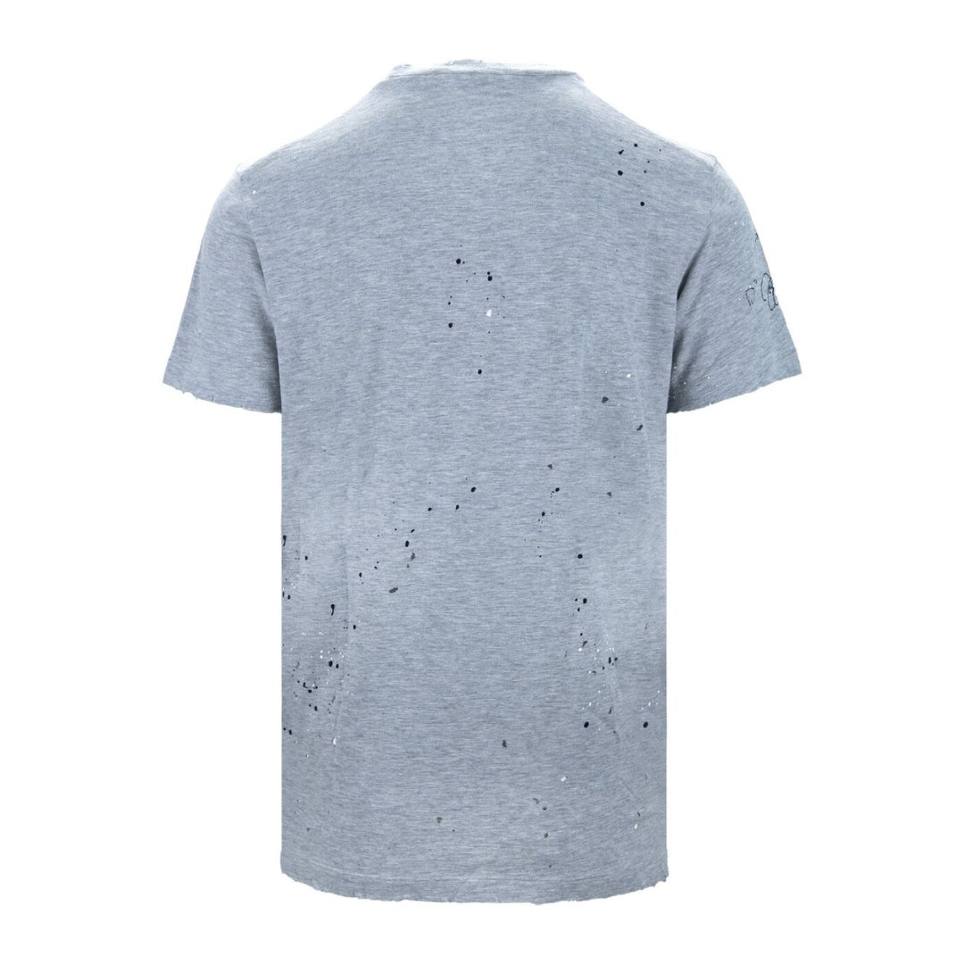Dsquared2 Cigarette Fit Scribble Logo Grey T-Shirt XS