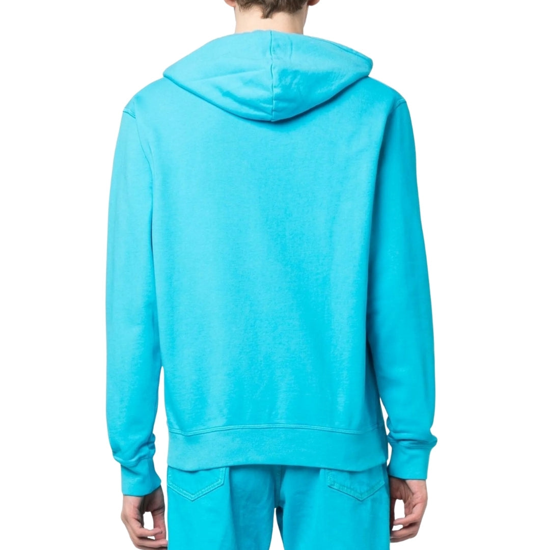 Dsquared2 Bold Logo Caribbean Sea Blue Hoodie L