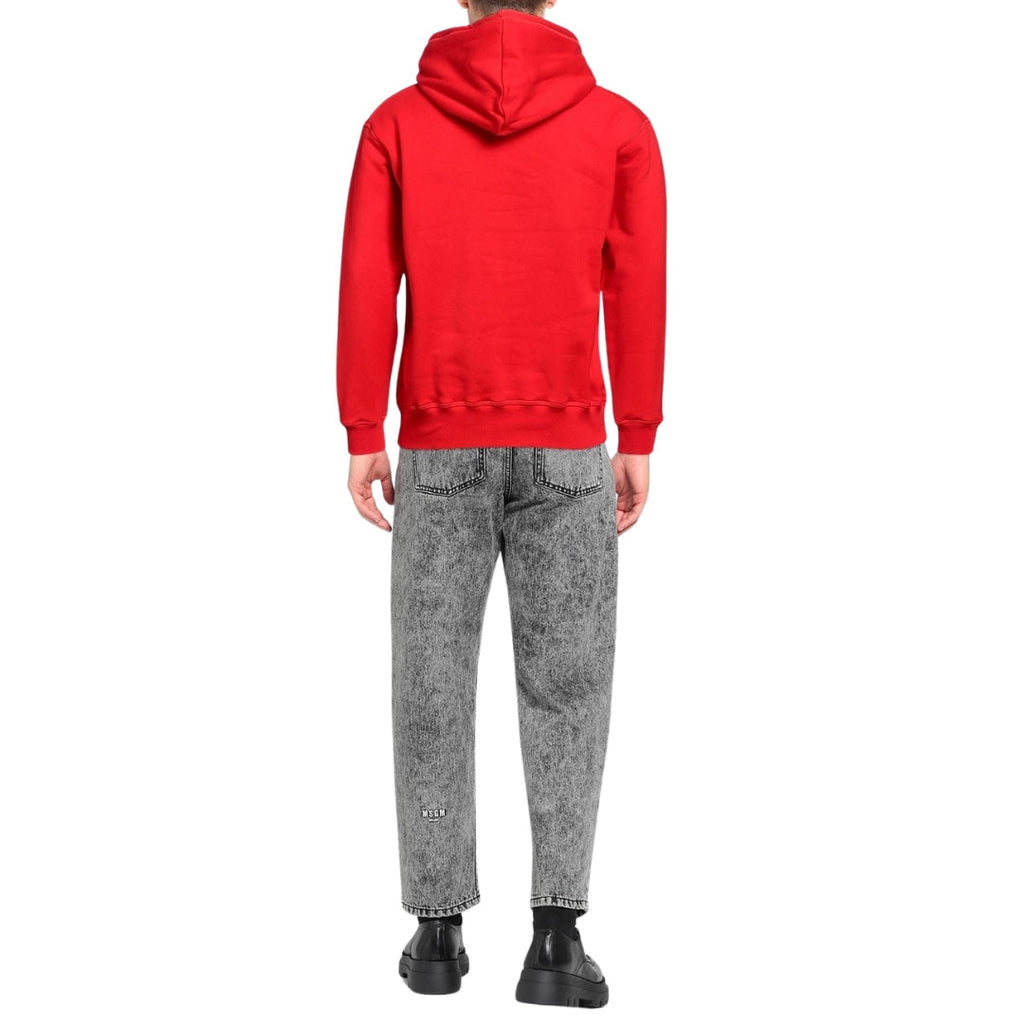 Dsquared2 S74Gu0728 312 Cool Fit Maple Leaf Hoodie 312 Red Hoodie