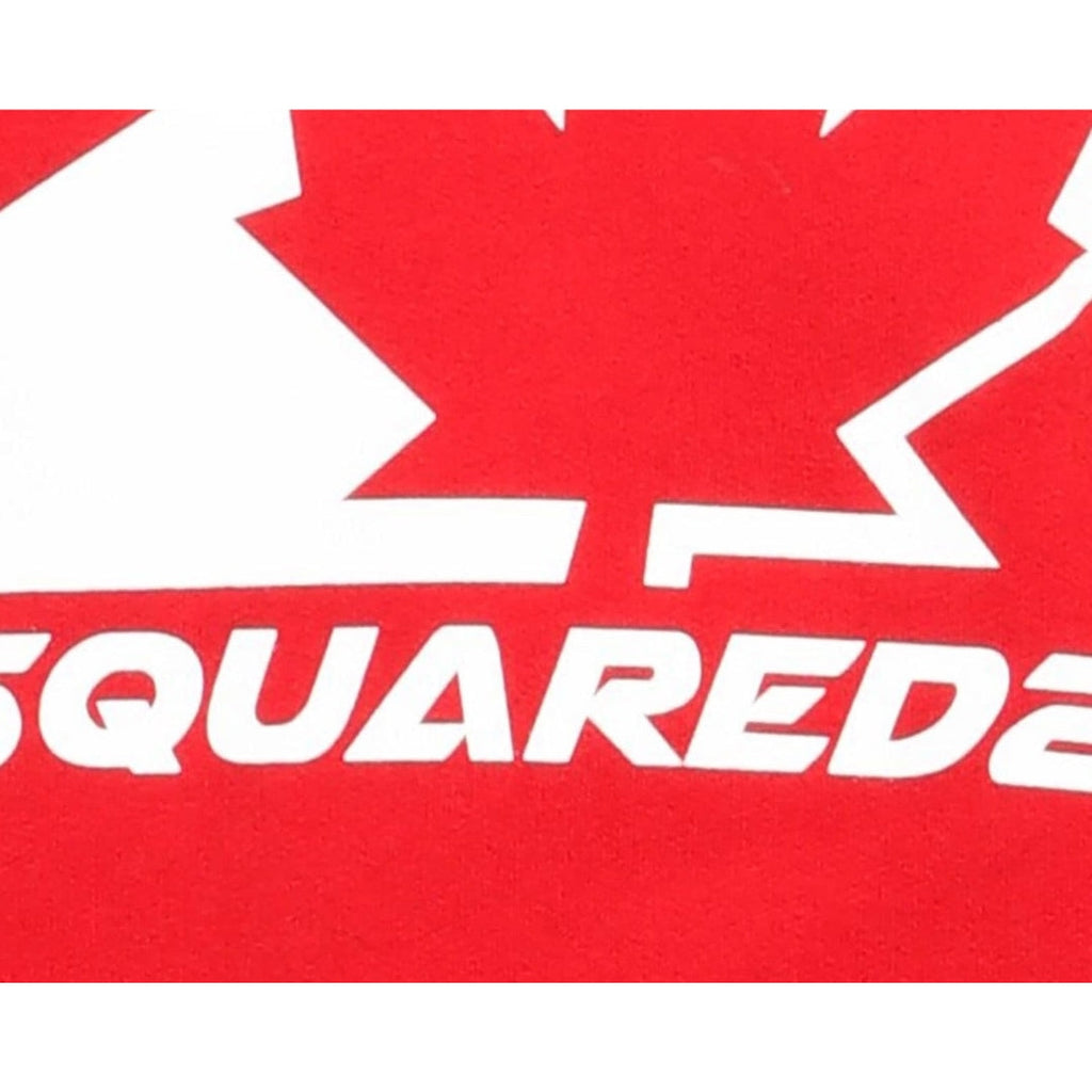 Dsquared2 S74Gu0728 312 Cool Fit Maple Leaf Hoodie 312 Red Hoodie