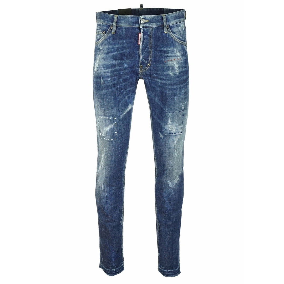 DSQUARED2 S74LB0105 S30342 COOL GUY JEAN 470 BLUE JEANS Mens 46