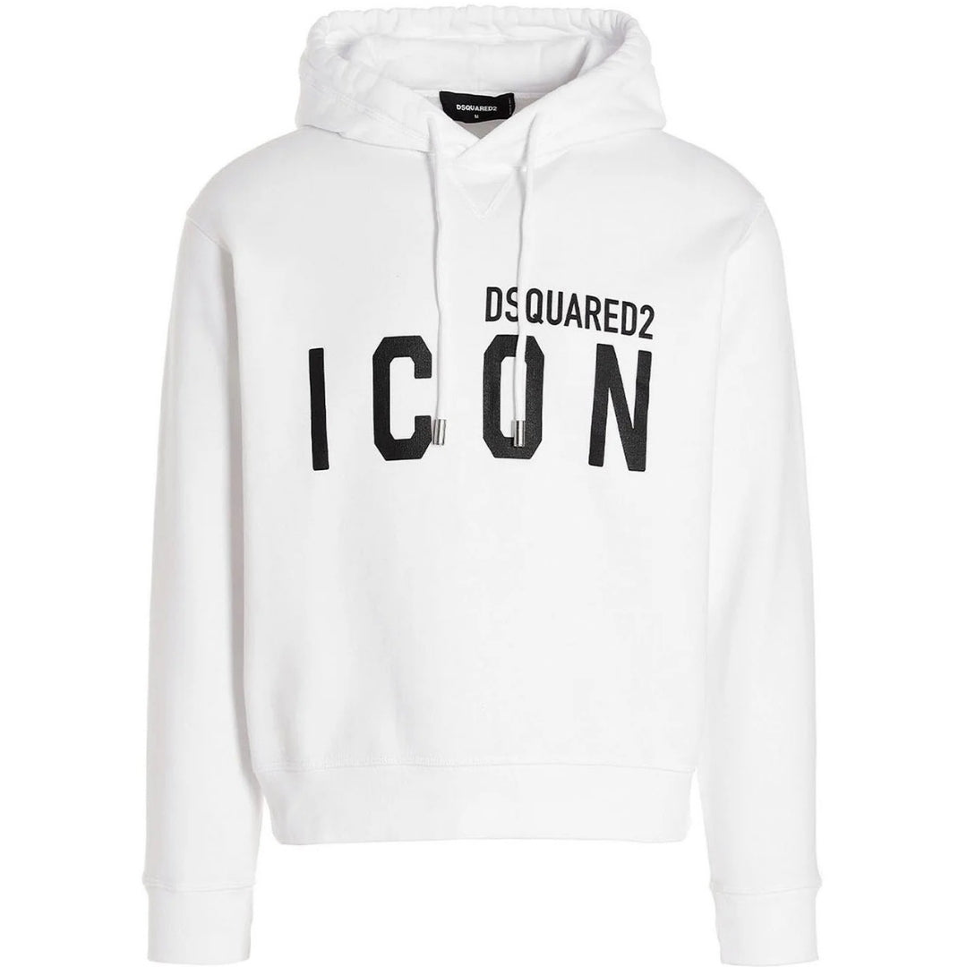 Dsquared2 Cool Fit Large Icon Logo White Hoodie XXXL