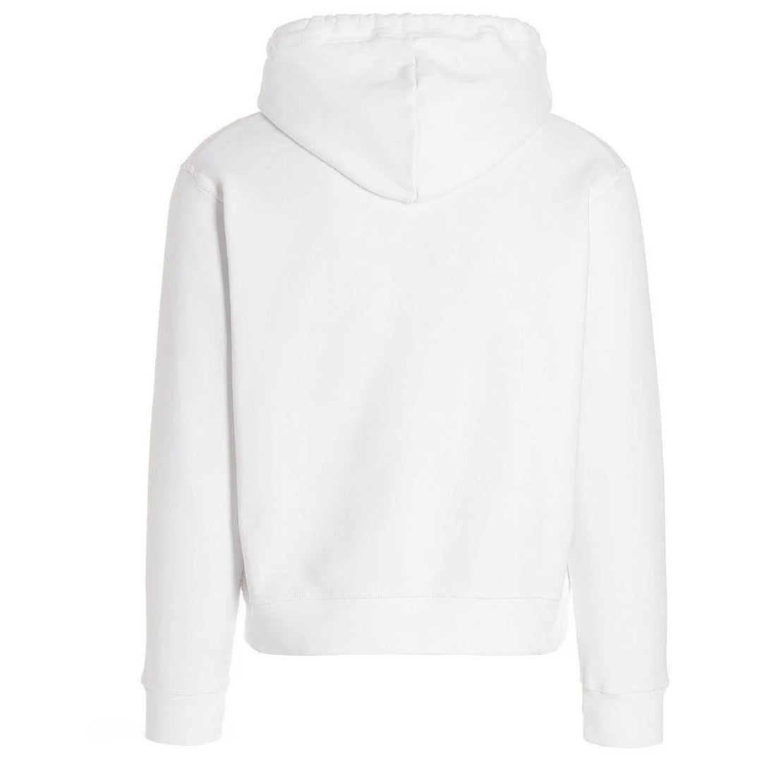 Dsquared2 Cool Fit Large Icon Logo White Hoodie XXXL