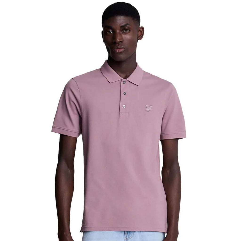 Lyle & Scott Tonal Eagle Mountain Thistle Polo Shirt S