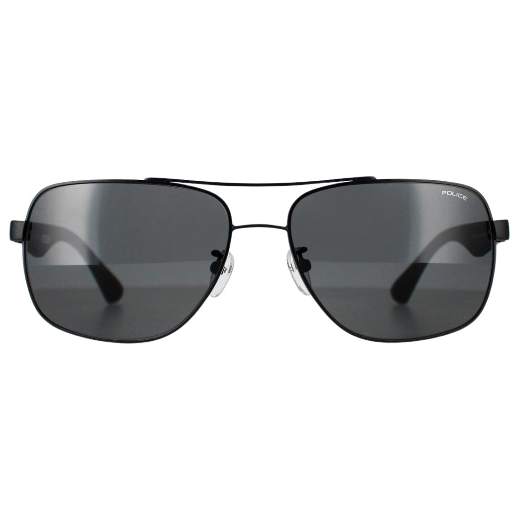 Police Semi-Matte Black Sunglasses SPL655 0531