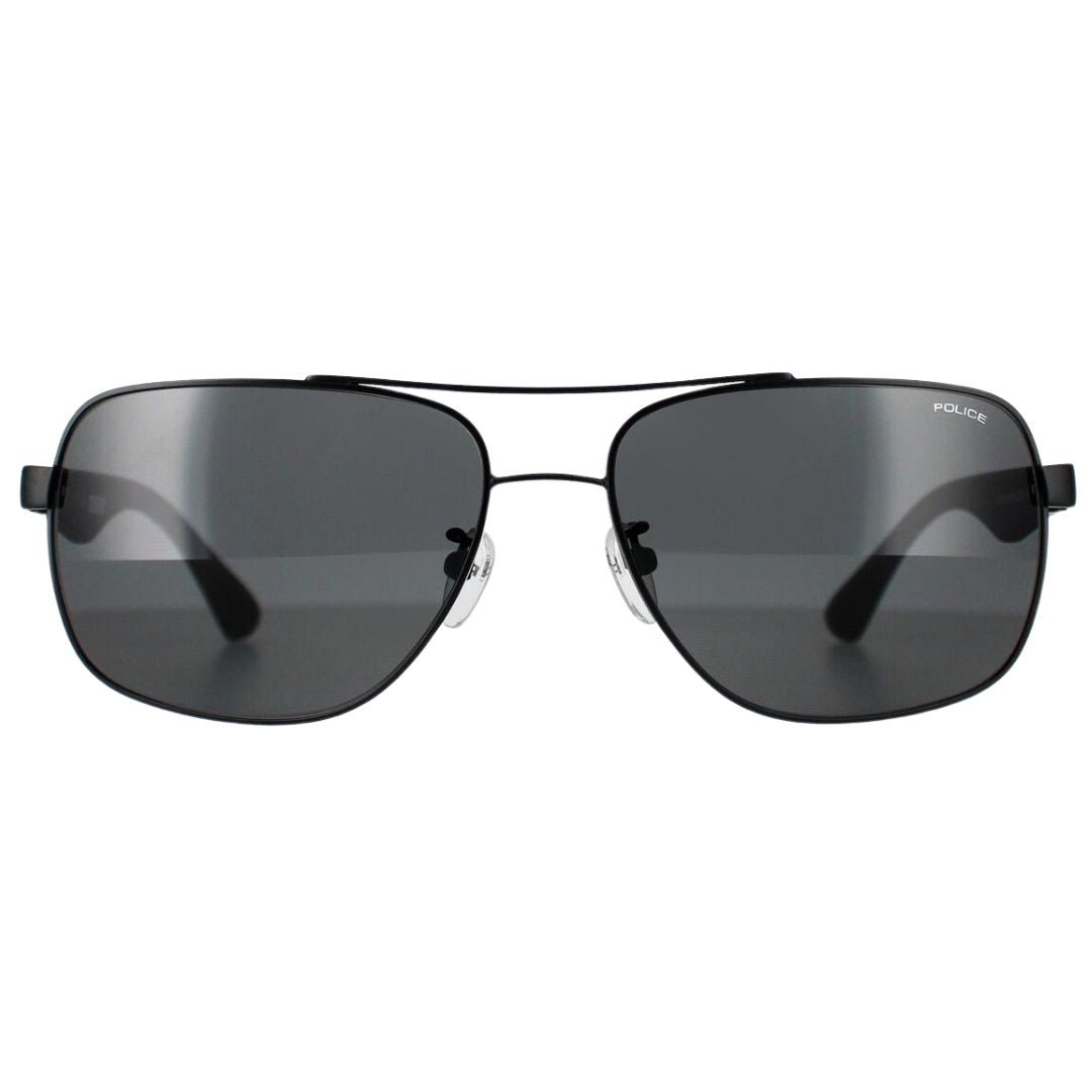 Police Semi-Matte Black Sunglasses SPL655 0531