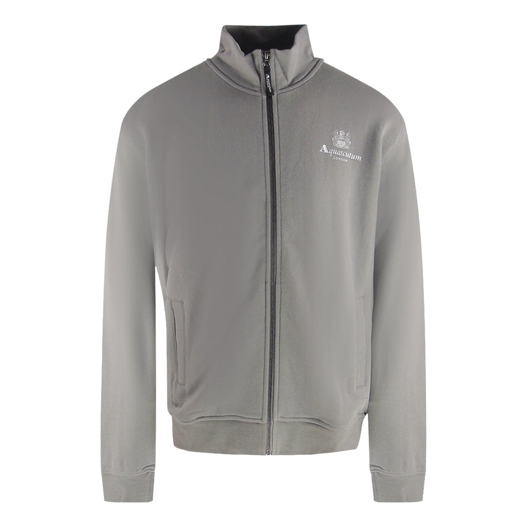 Aquascutum Active Zip Up Grey SweatshirtW004 25