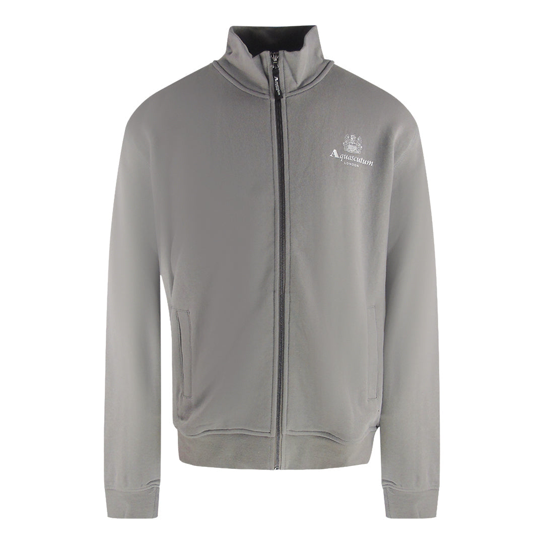 Aquascutum Active Zip Up Grey SweatshirtW004 25