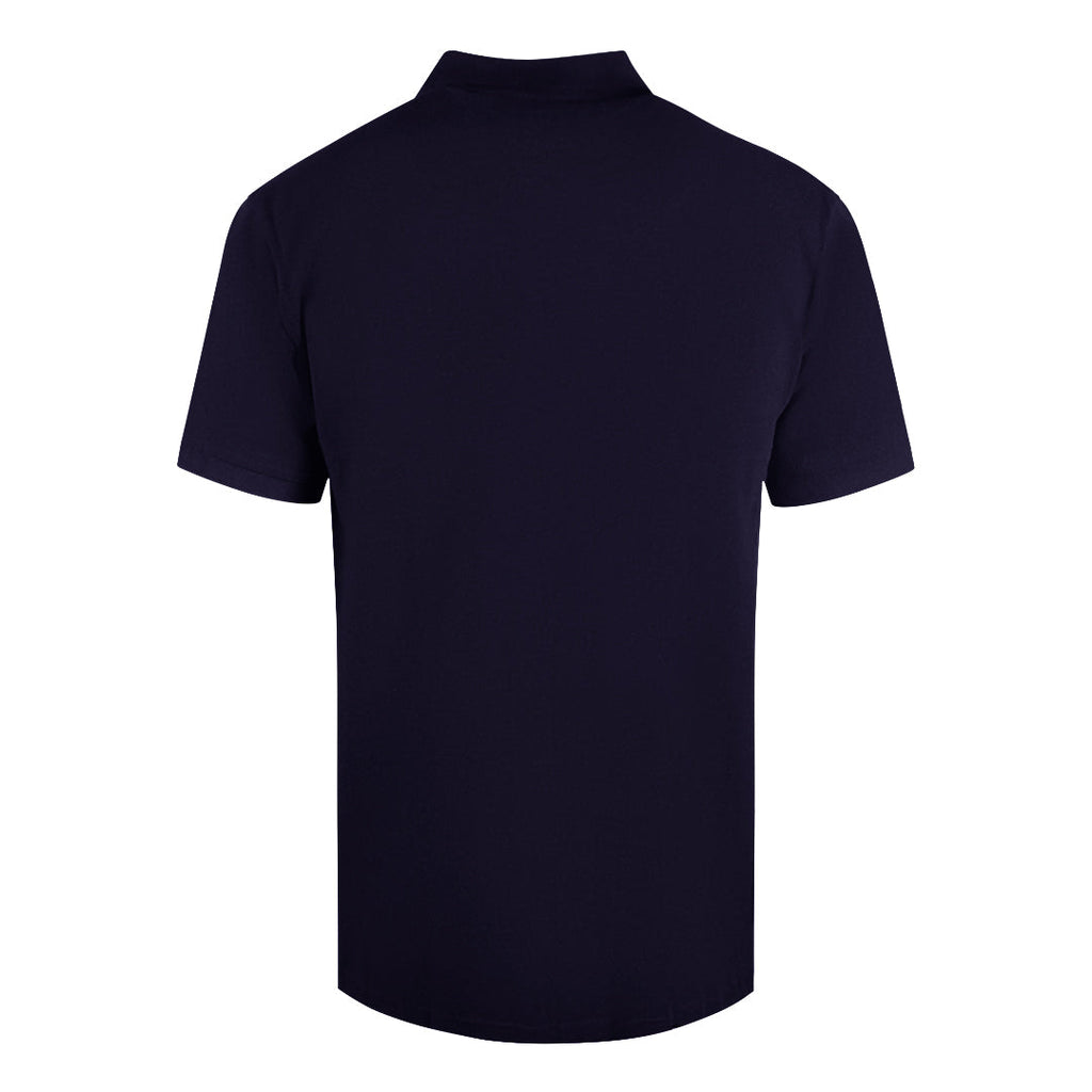 Cavalli Class Circle Logo Navy Blue Polo Shirt