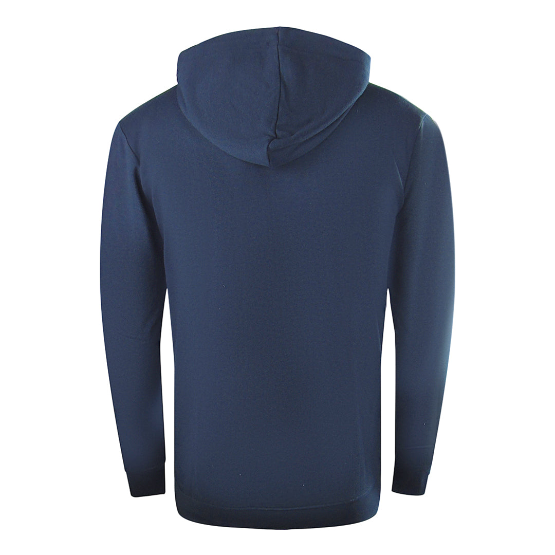 Cavalli Class Large Tiger Logo Navy Blue Hoodie