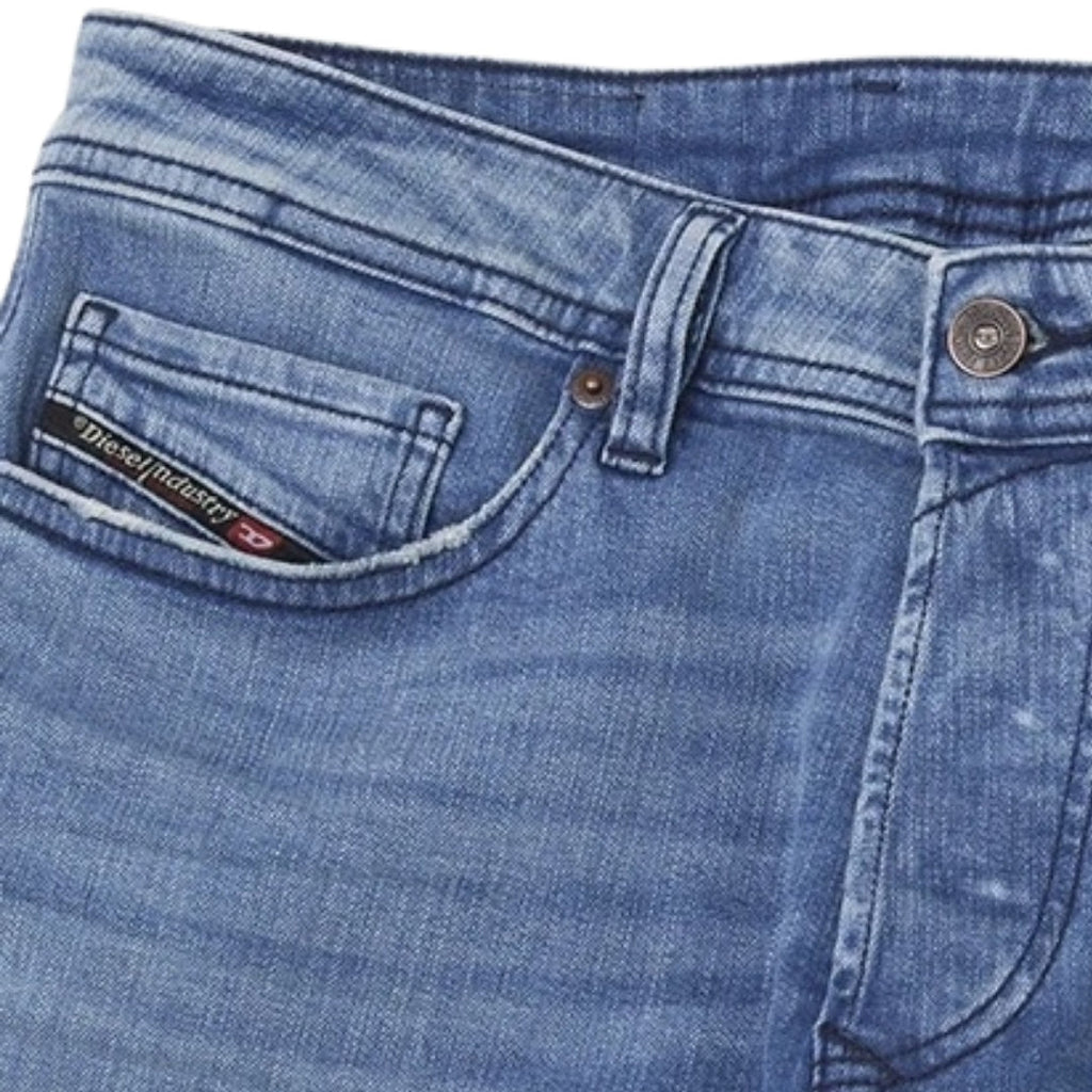 Diesel Thommer-Right Blue Denim Pants THOMMER-R RB066 01