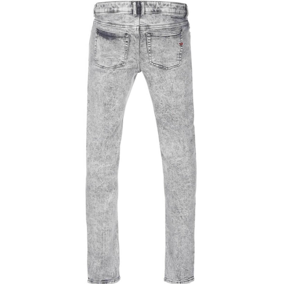 Diesel 1979 Sleenker Light Grey Faded Denim Jeans W28 L32 / 32L