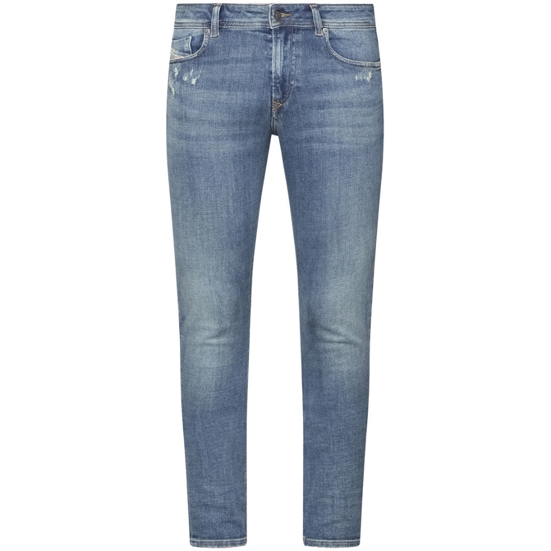 Diesel 1979 Sleenker Plain Blue Denim Jeans W32 L32 / 32L