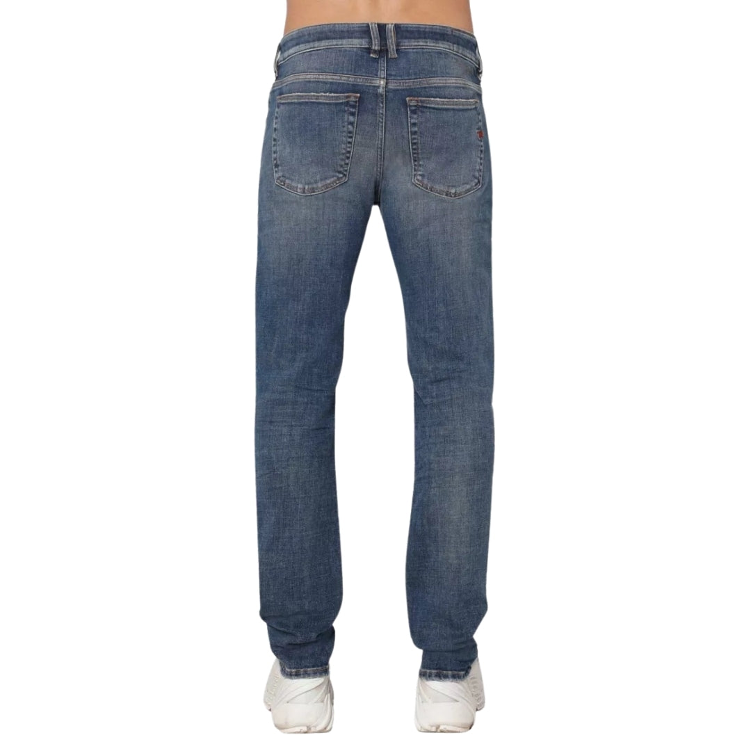Diesel 1979 Sleenker Plain Blue Denim Jeans W32 L32 / 32L