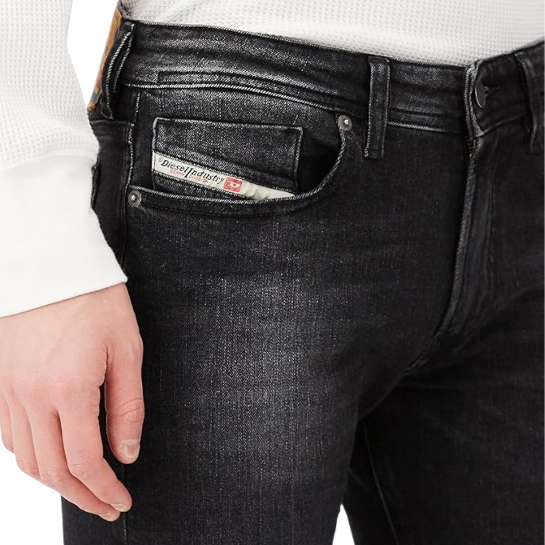 Diesel 1979 Sleenker Black Faded Denim Jeans W27 L30 / 30L