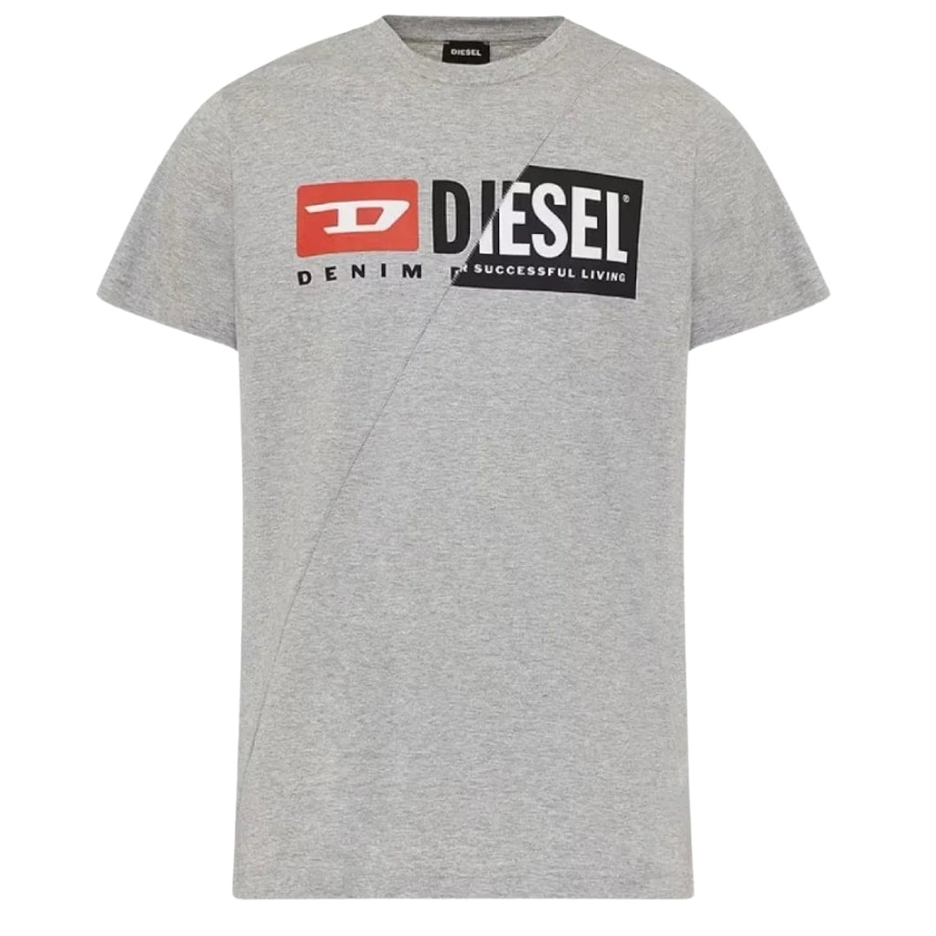 Diesel Cuty Design Grey T-Shirt T-DIEGO-CUTYAGLIETTA 0091A 9CB