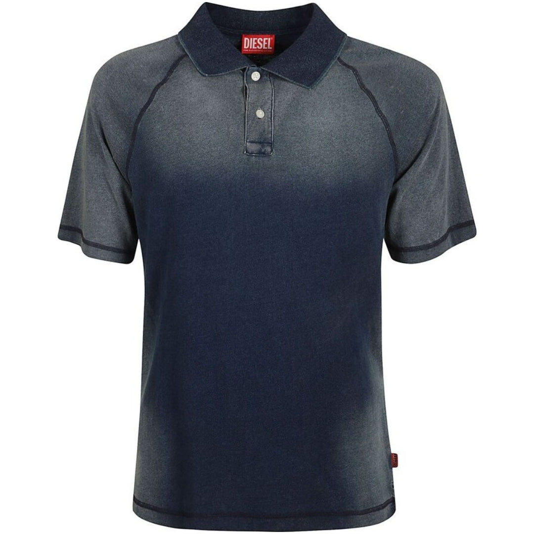 Diesel T-RASMITH POLO 01 Blue Polos Mens S
