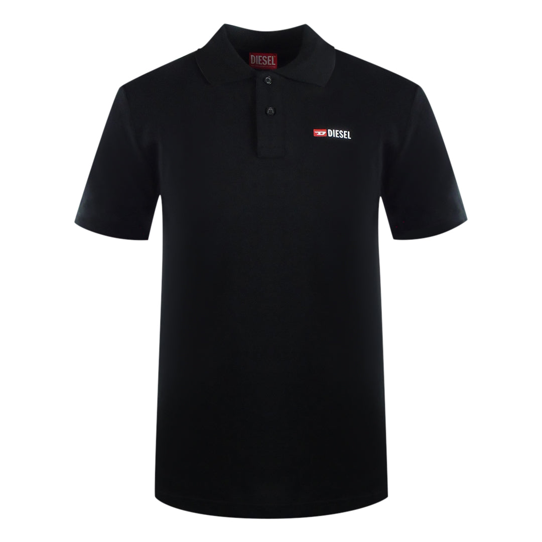 Diesel T-Smith-D Black Polo Shirt S