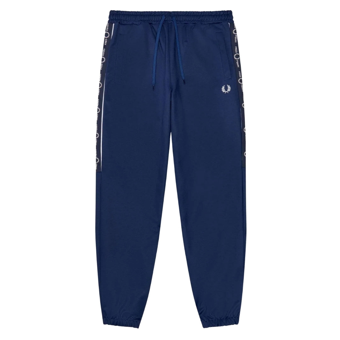 Fred Perry Taped Panel French Navy Blue Sweatpants L