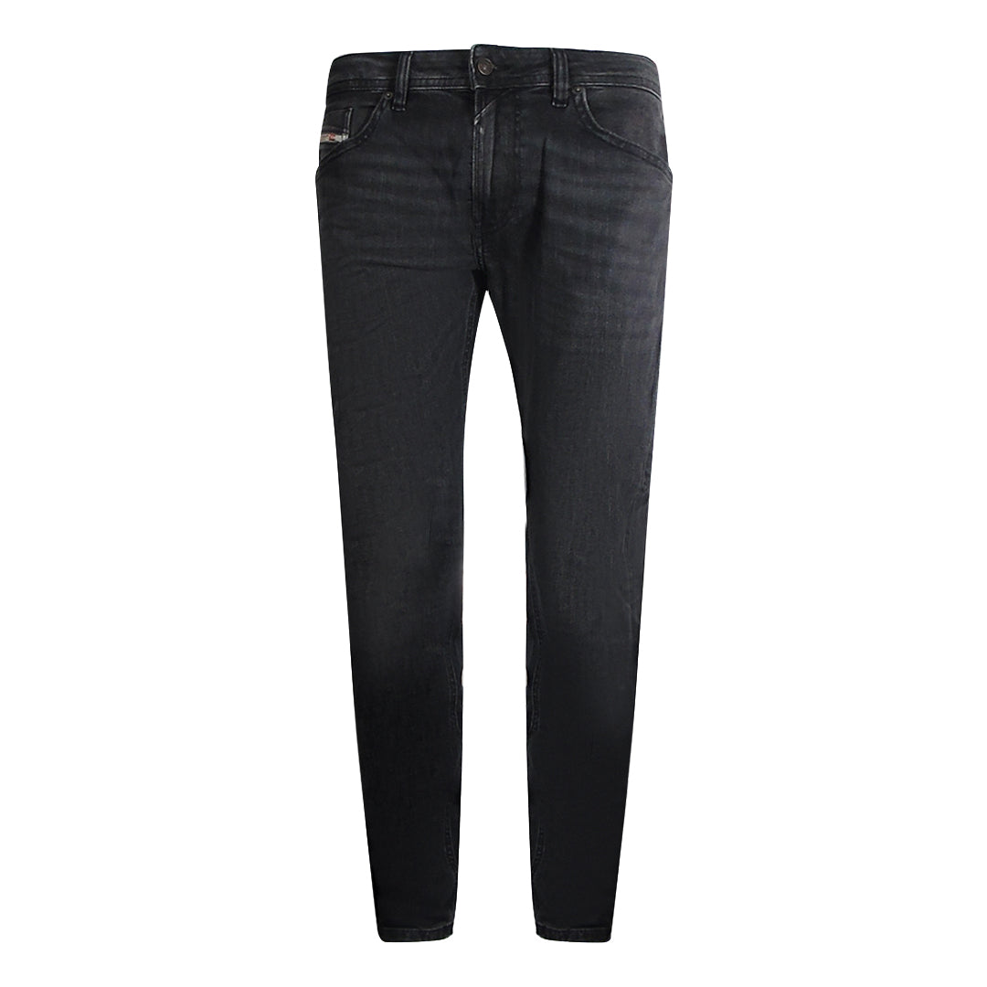 Diesel Tommer-R Black Faded Denim Pants THOMMER-R RB063 02