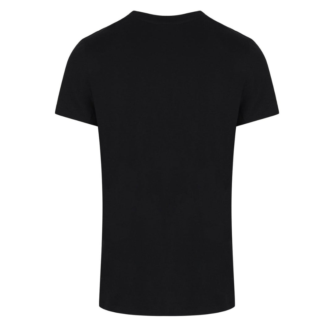 BALMAIN TH01601I296 Balmain Resort Logo Black T-Shirt EAB BLACK T-SHIRT MALE S