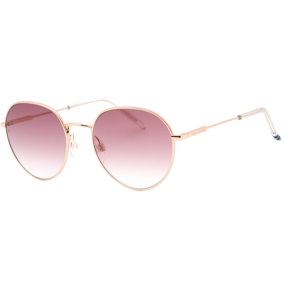 Tommy Hilfiger Pink DS Lens Copper Gold Sunglasses One Size